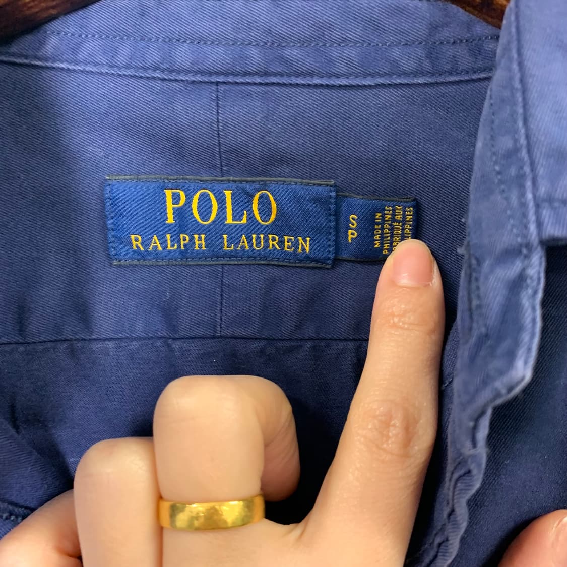 폴로 랄프로렌 신형 네이비 포켓 밀리터리 셔츠 상품이미지5