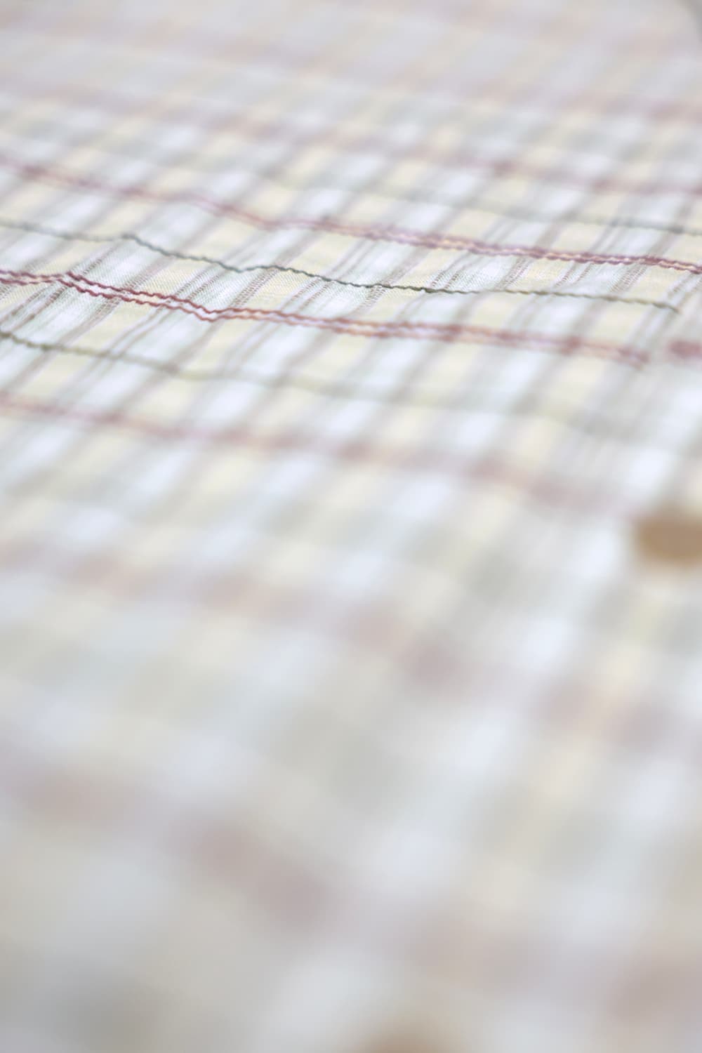 [JPN] Beige Check Stich Shirt 상품이미지3