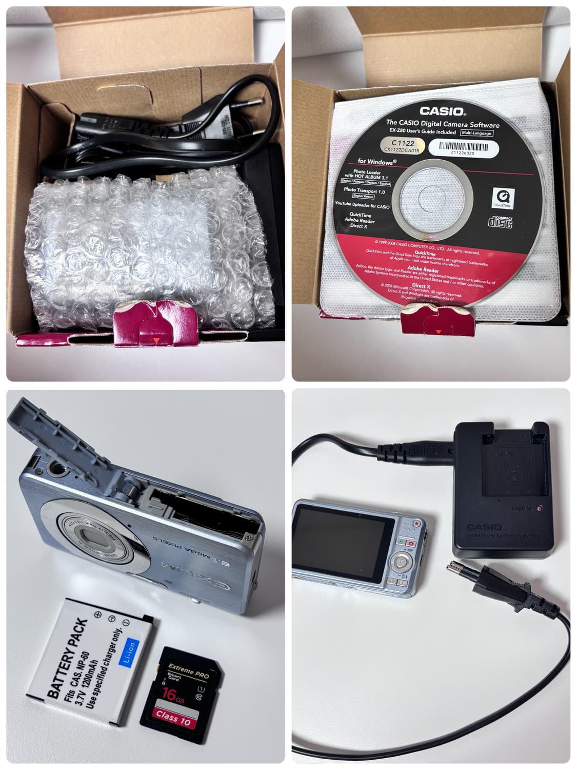 카시오 엑슬림 ex-z80 casio xlim 상품이미지10