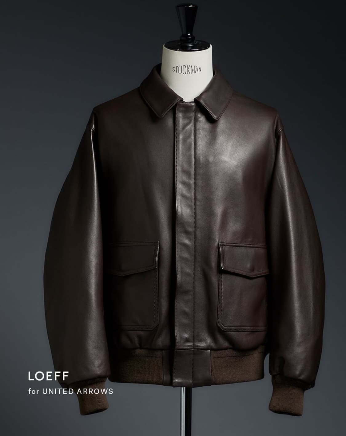 Loeff / A-2 레더자켓 다크브라운 / M 상품이미지2