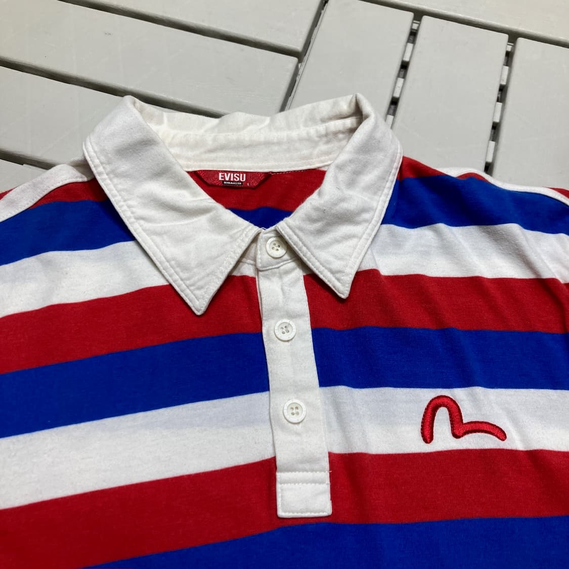 [L]에비수 스트라이프 긴팔 카라티 0312 상품이미지2