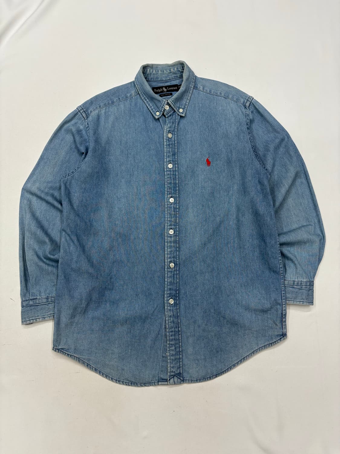 폴로 랄프로렌 중청 데님 셔츠 상품이미지5