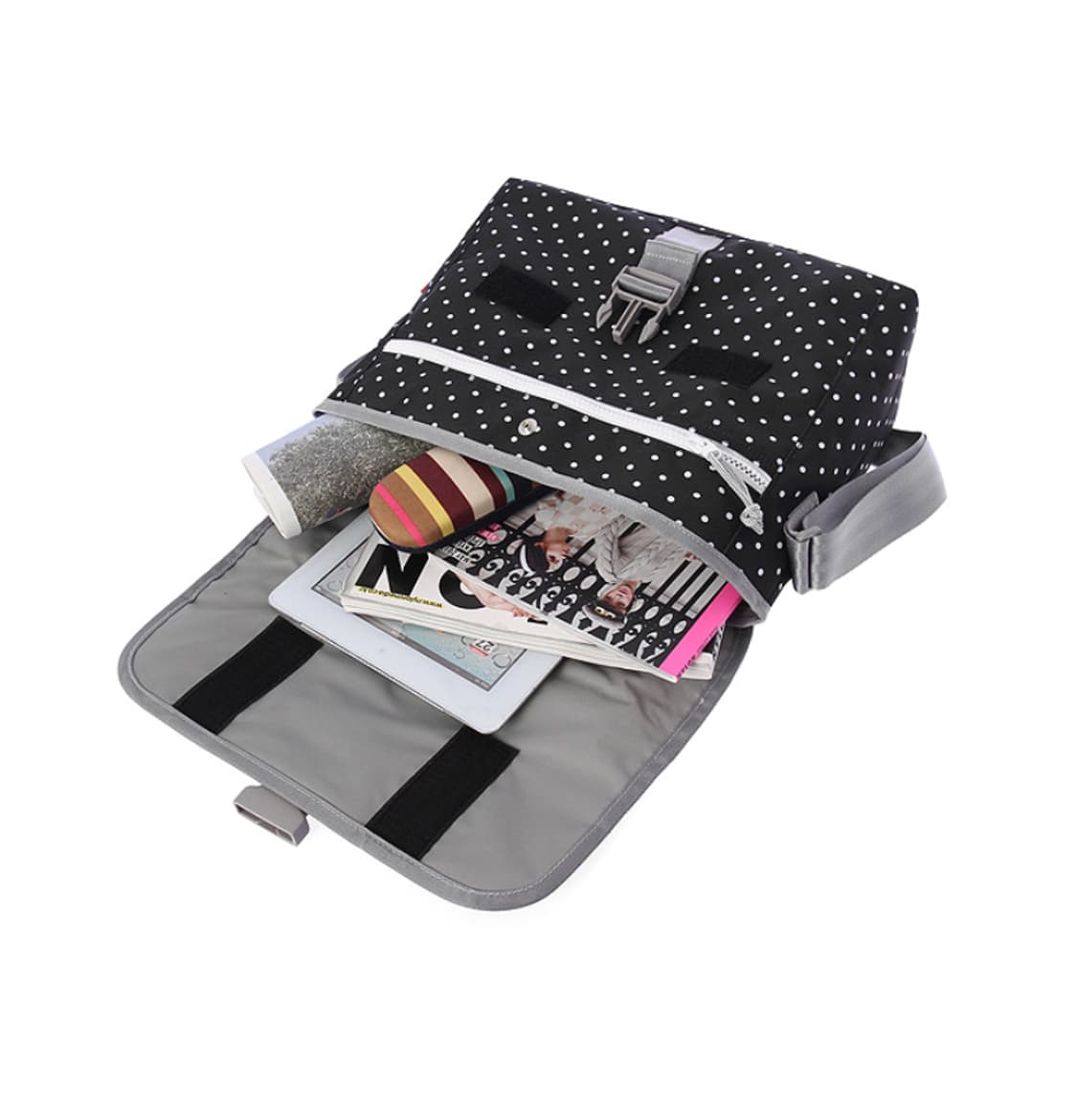 DOT CROSS BAG- BLACK 상품이미지3