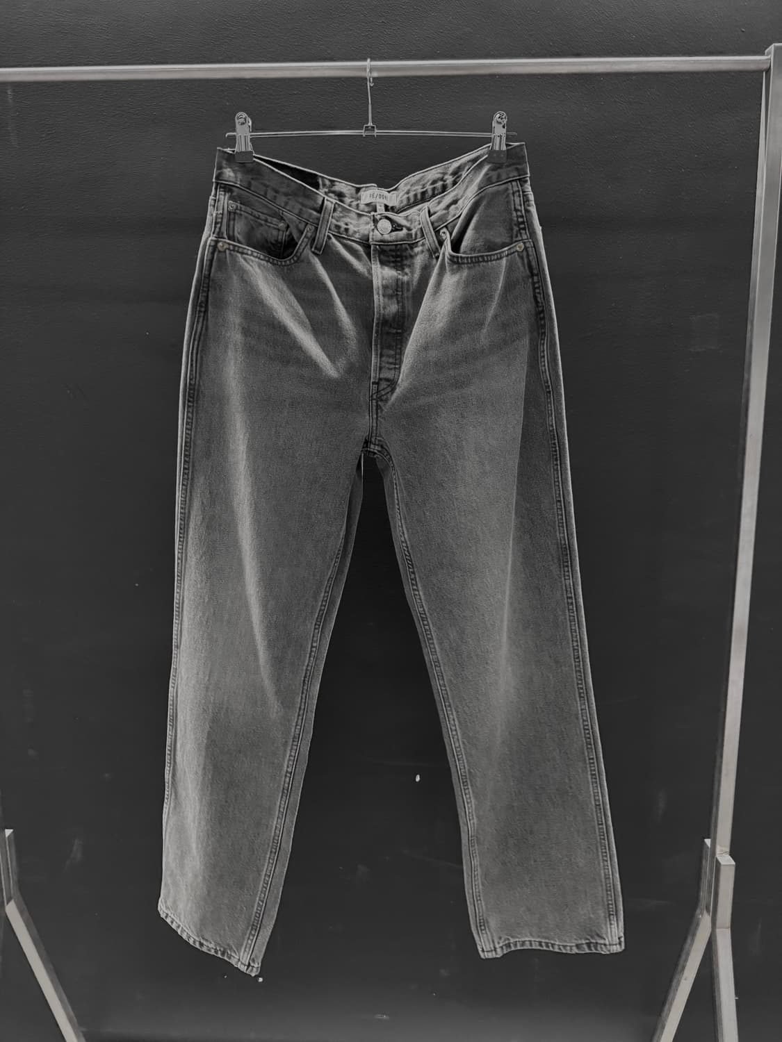 Redone 리던 빈티지 워시드 블랙 데님 30 상품이미지1