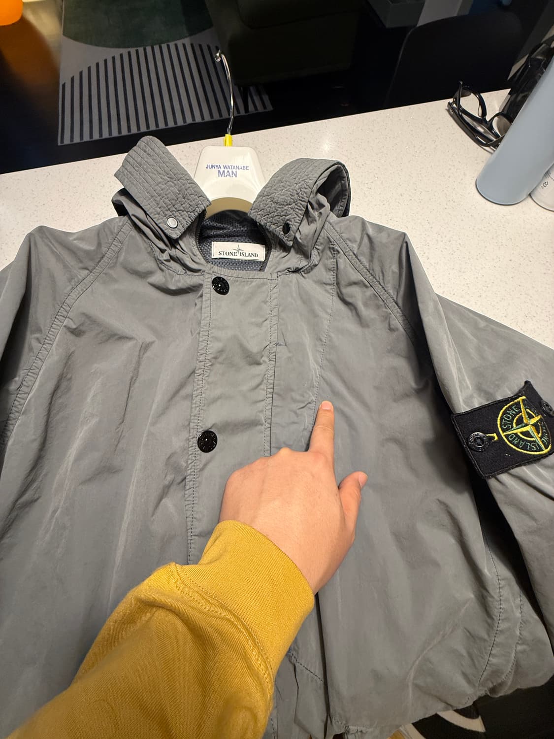 스톤아일랜드 데이비드 라이트 티씨 바람막이 점퍼 상품이미지7