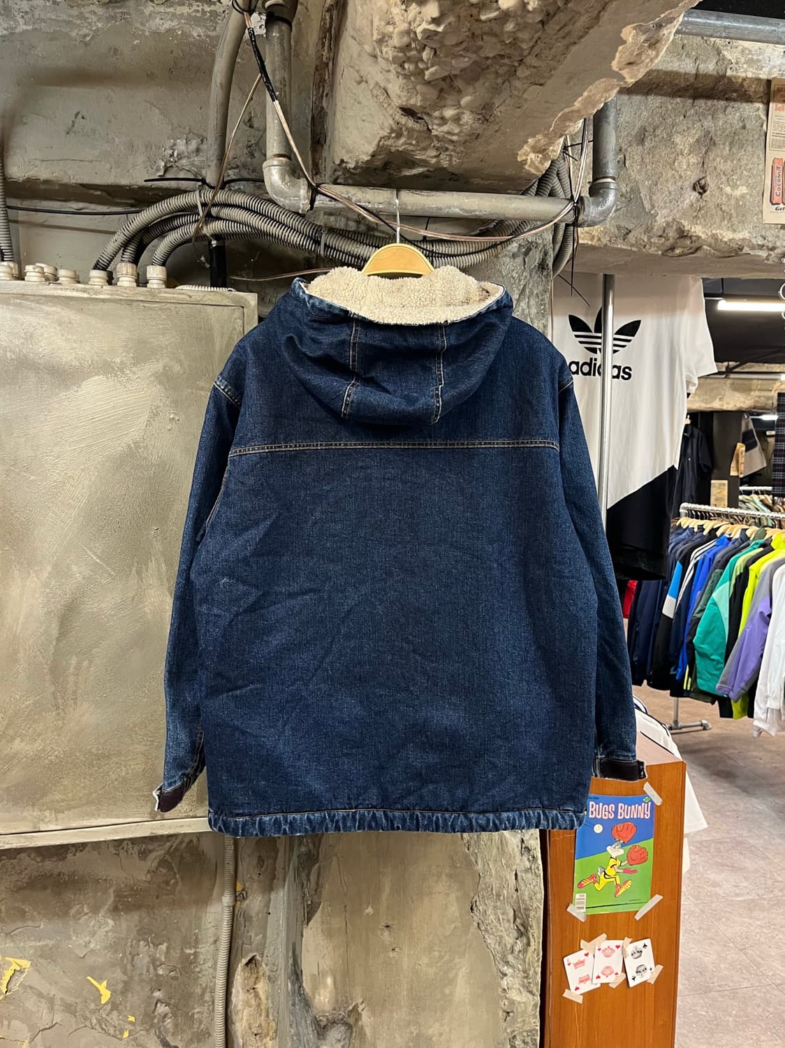 빈티지 1492miles 데님 양털 후드 자켓 100 #csz2847 상품이미지2