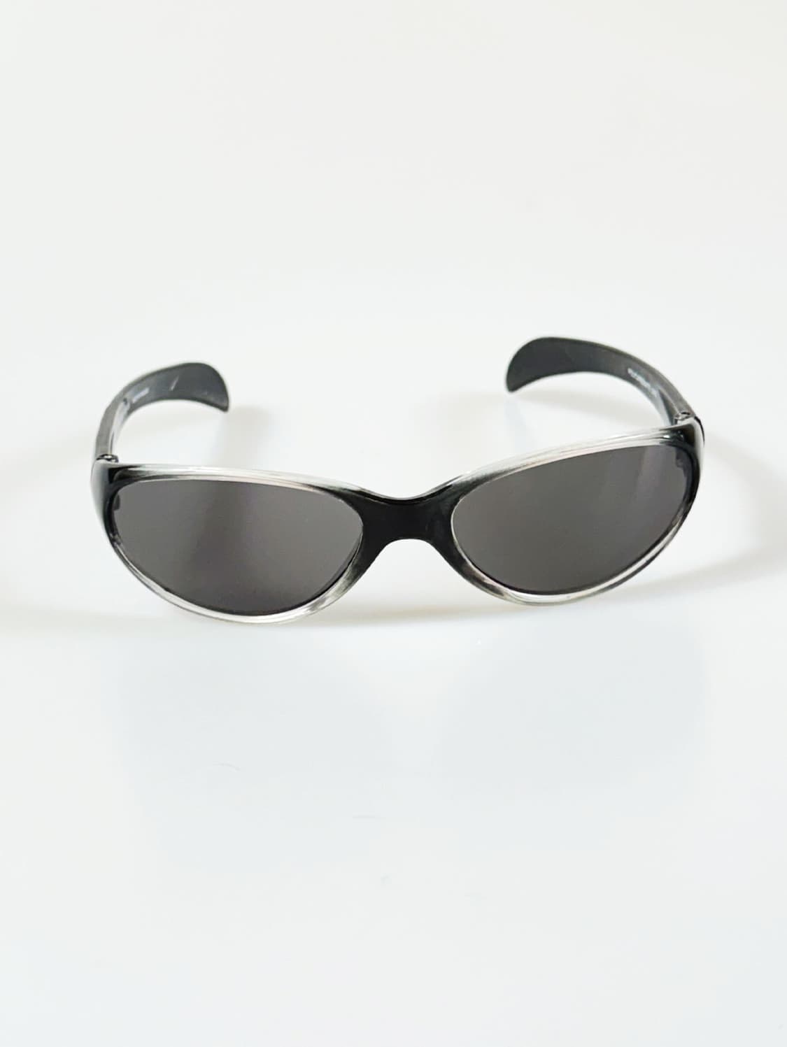 90s ONE SELF 블랙 그라데이션 랩 스포티 빈티지 선글라스 상품이미지2