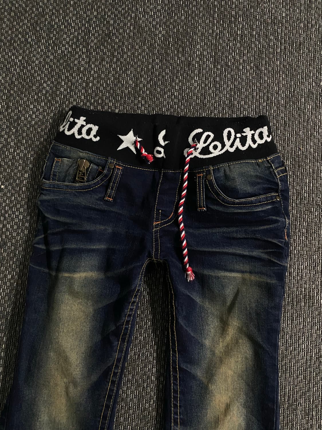 [LOLITA JEANS] 2000s Kitsch slim Fit Pan 상품이미지4