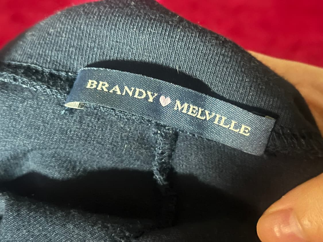 브랜디멜빌 폴드오버 팬츠 네이비 상품이미지2