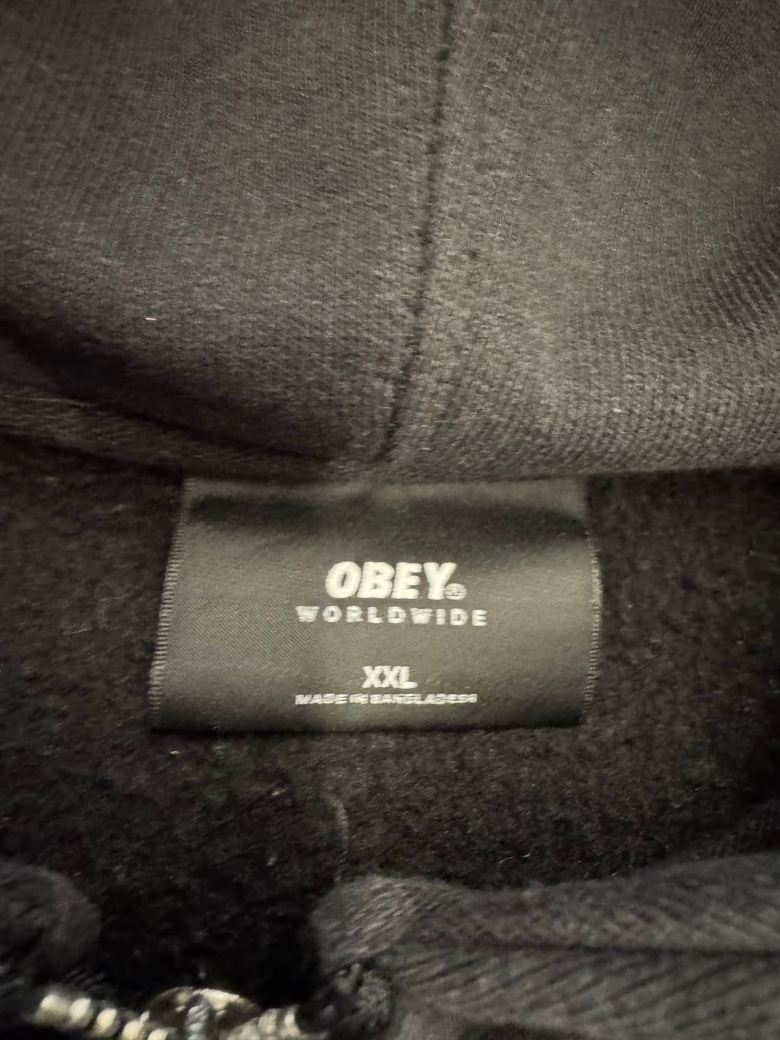 오베이 크랙드 아이콘 오버 후드집업 처분  상품이미지3