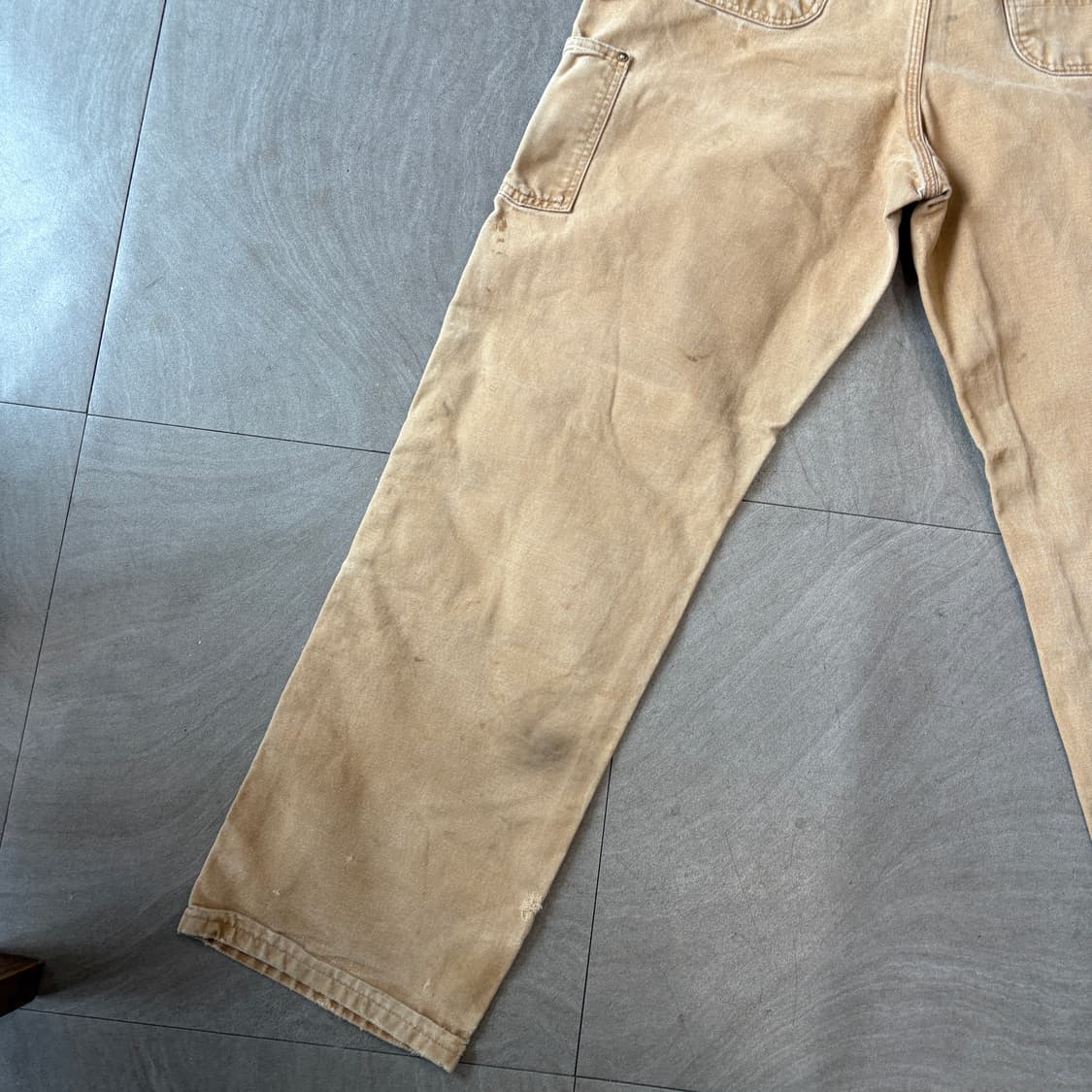 칼하트 정품 브라운 더블니 팬츠 상품이미지9