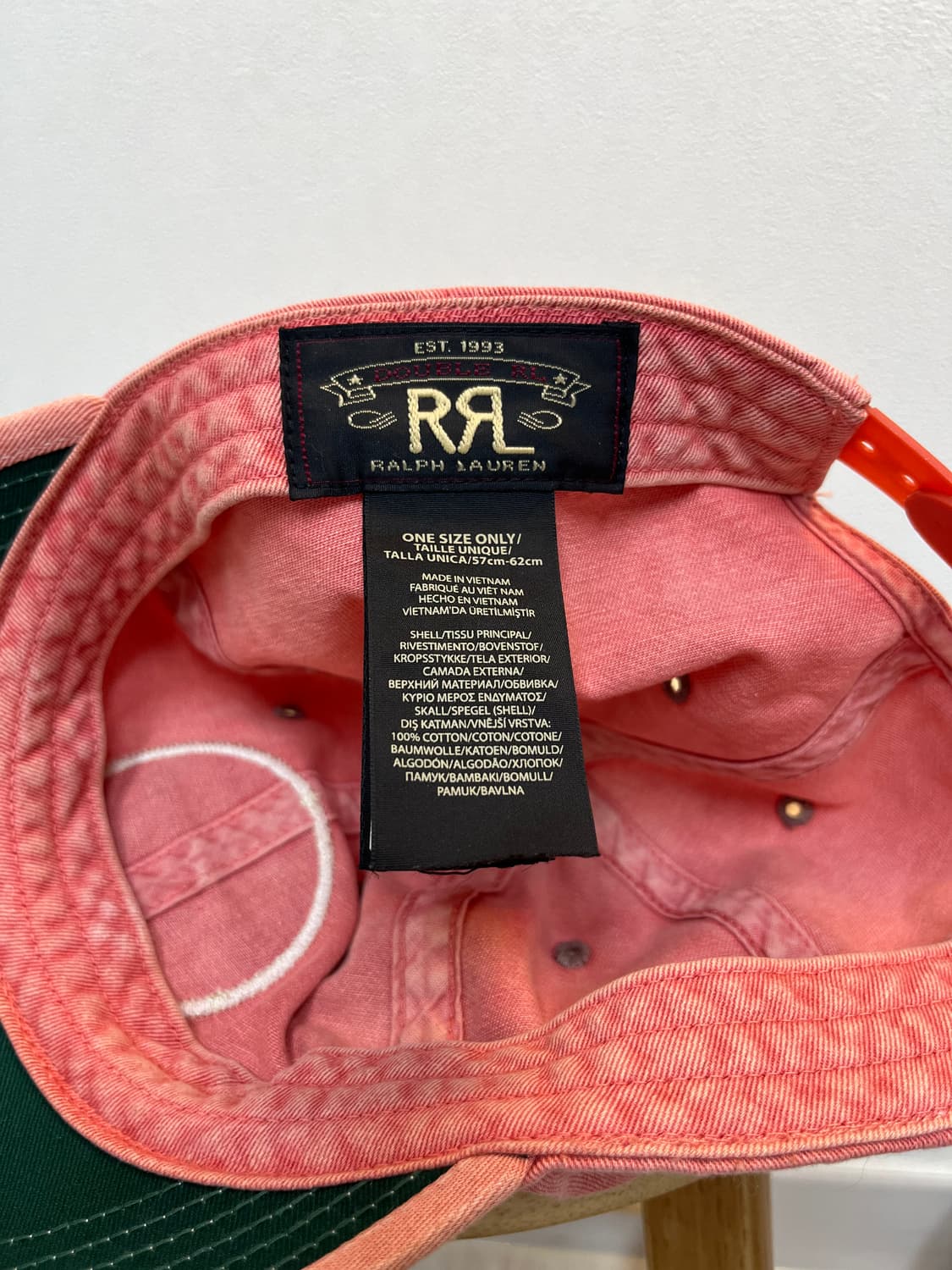 Rrl트윌볼캡 핑크 상품이미지5