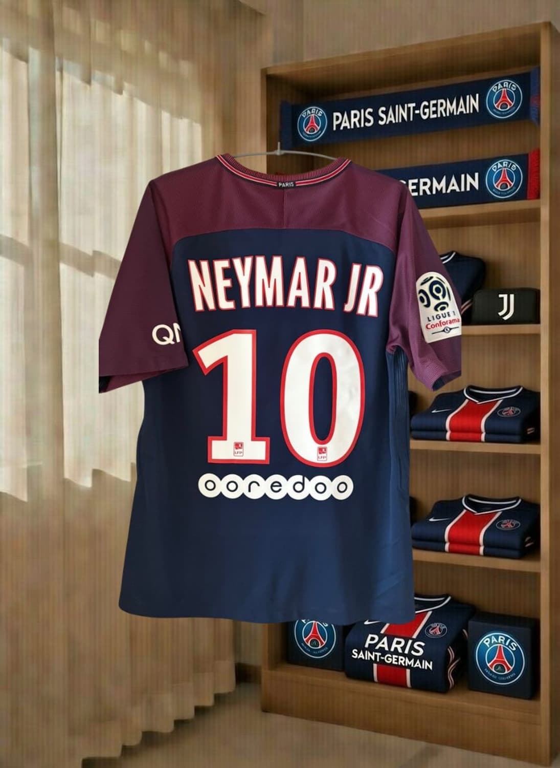 17-18 PSG 네이마르 데뷔 홈 유니폼 정품 상품이미지1