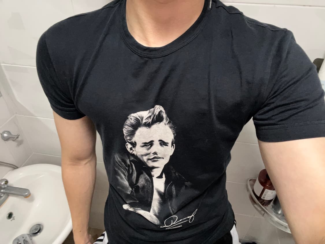 Dolce & Gabbana James Dean 프린팅 슬림 티셔츠 상품이미지2