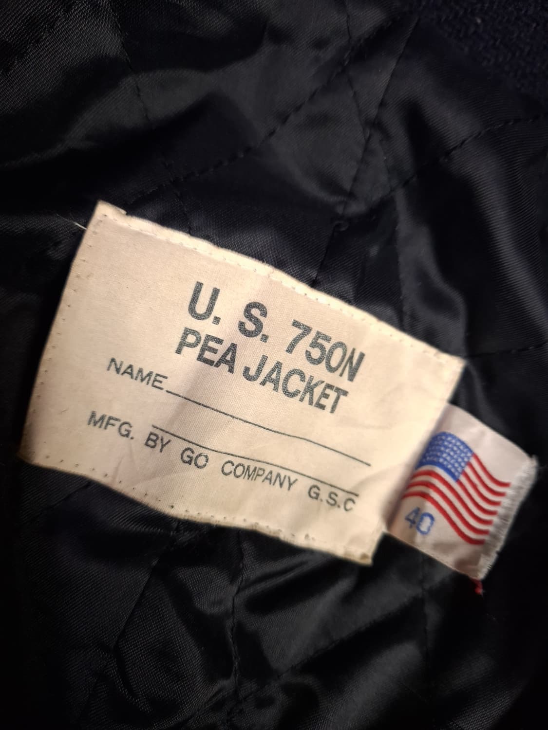 밀리터리 미해군 TYPE 울 더플 피코트 상품이미지3