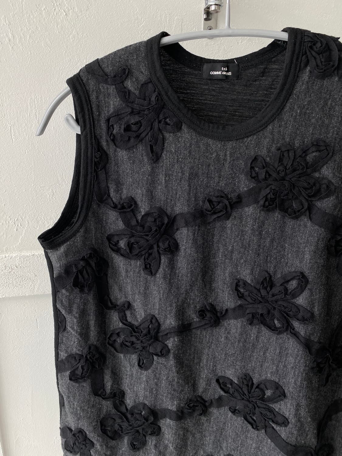 [Comme des garcons tricot] 플라워 슬리브리스 상품이미지4