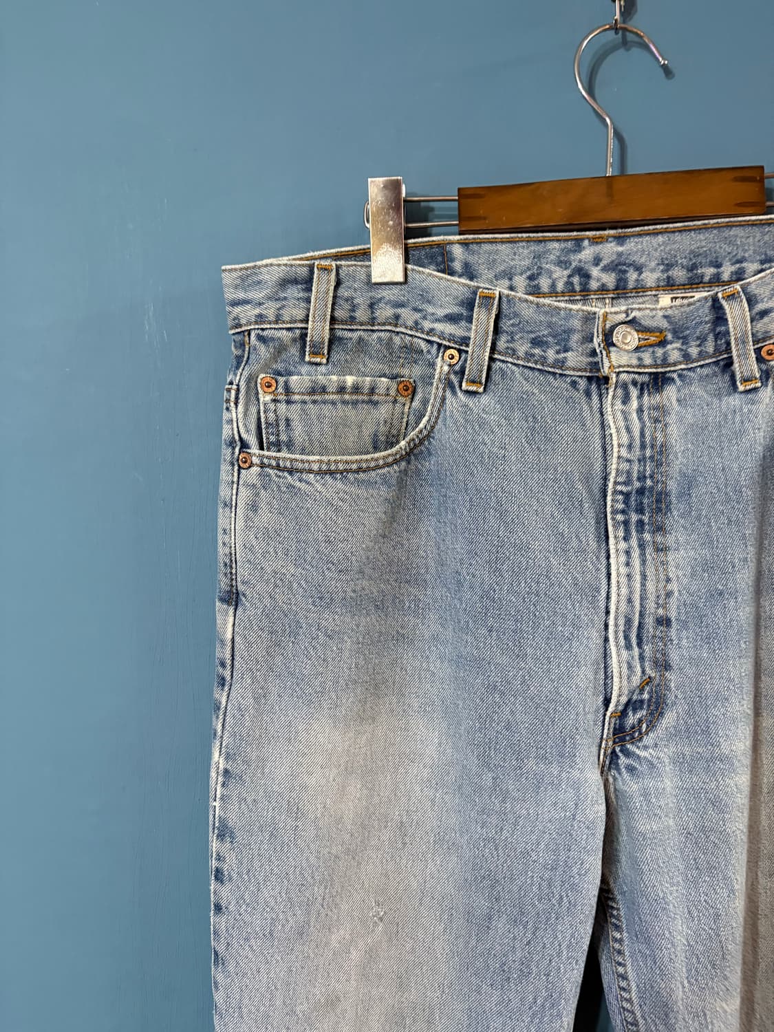 90’s vtg Levis 517 bootcut denim pant. 상품이미지2