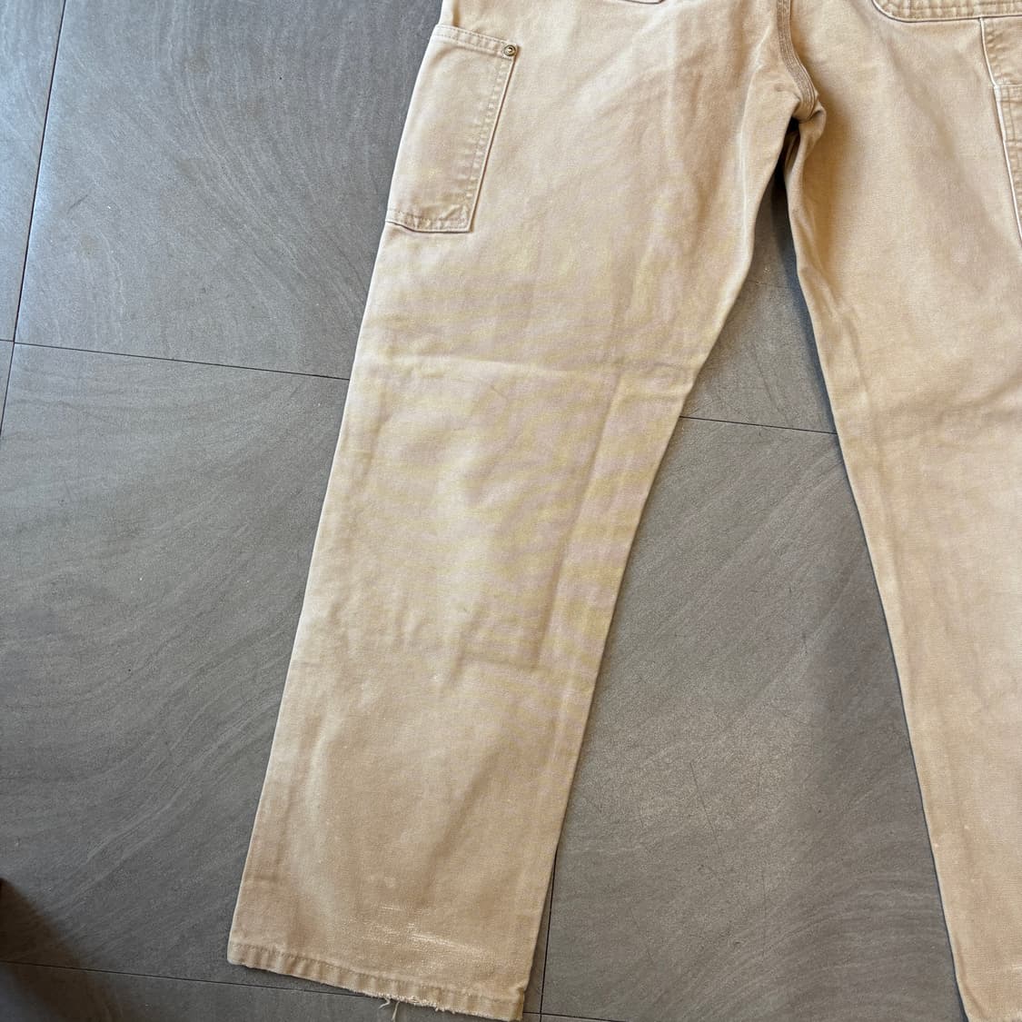 칼하트 정품 브라운 더블니 팬츠 바지 상품이미지8