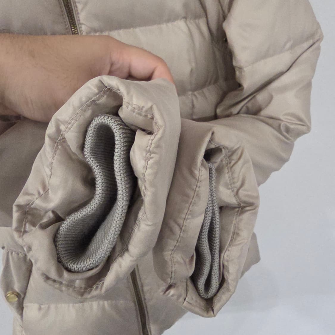 자라 BASIC 여성 덕다운 벨티드 패딩 90 상품이미지5