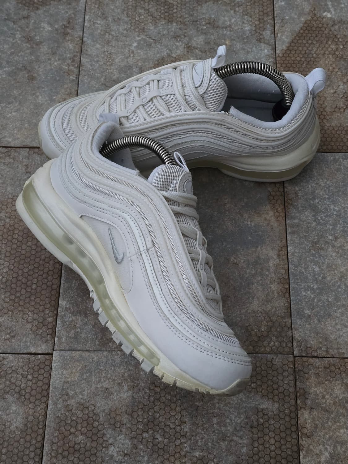 (230)나이키 에어맥스 97 트리플 화이트 상품이미지5