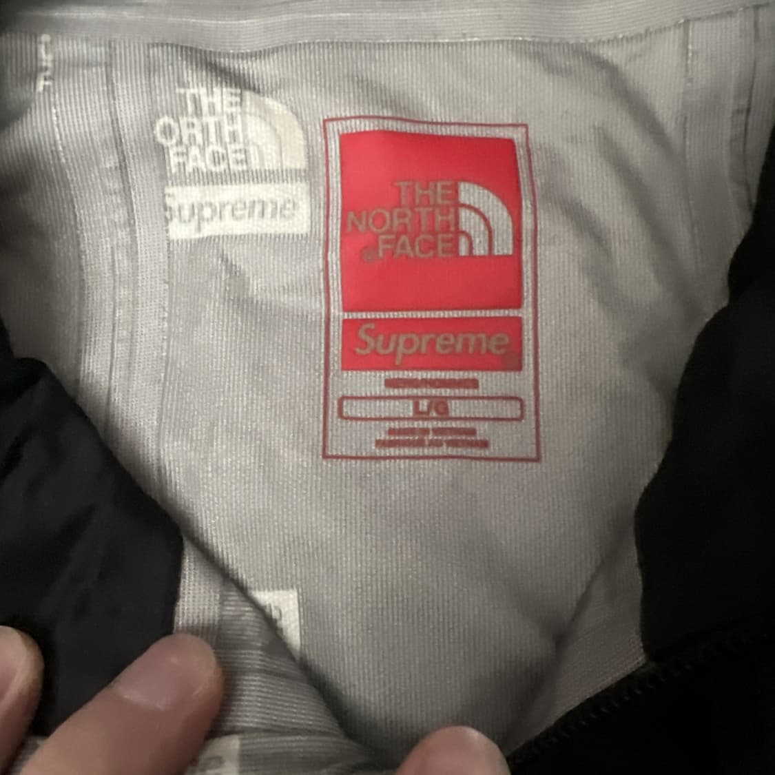 슈프림 x 노스페이스 서밋 윈드브레이커 자켓 블랙 상품이미지6