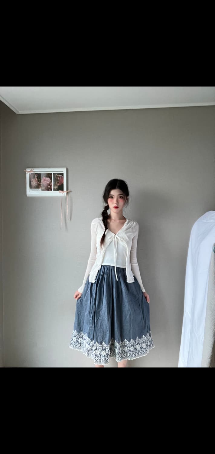 입자마자 모리걸 그 자체 빈티지스커트✨️🦋 상품이미지1