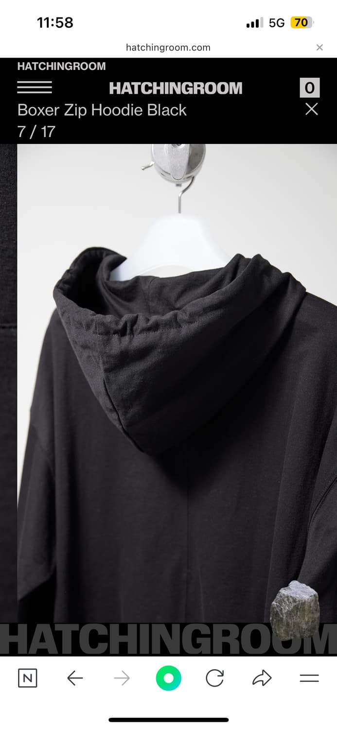 해칭룸 복서 후드집업 4사이즈 상품이미지4