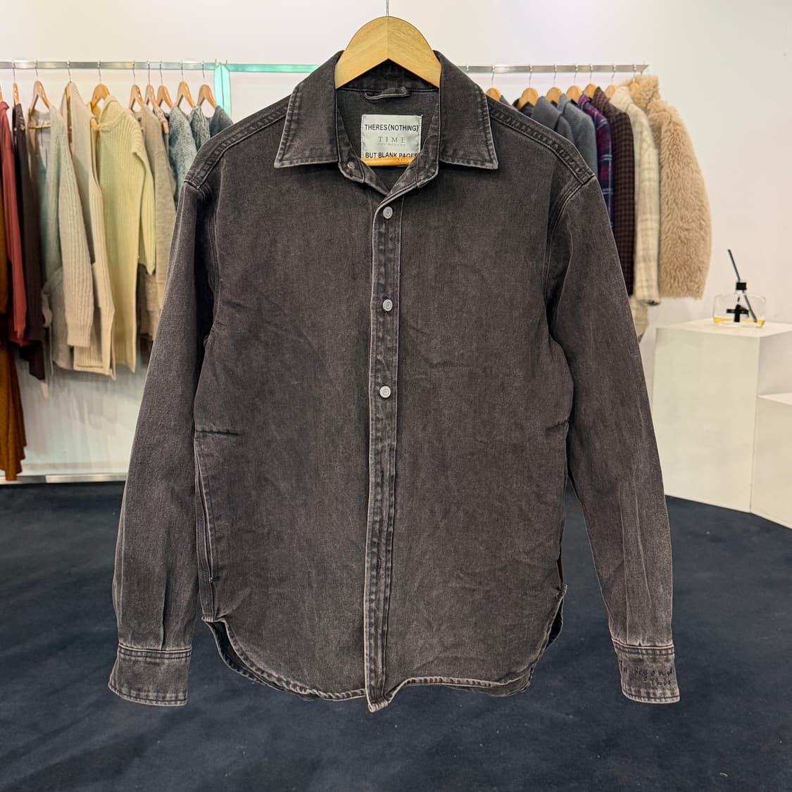 [95] 타임옴므 x 이경돈 데님 셔츠자켓 상품이미지2