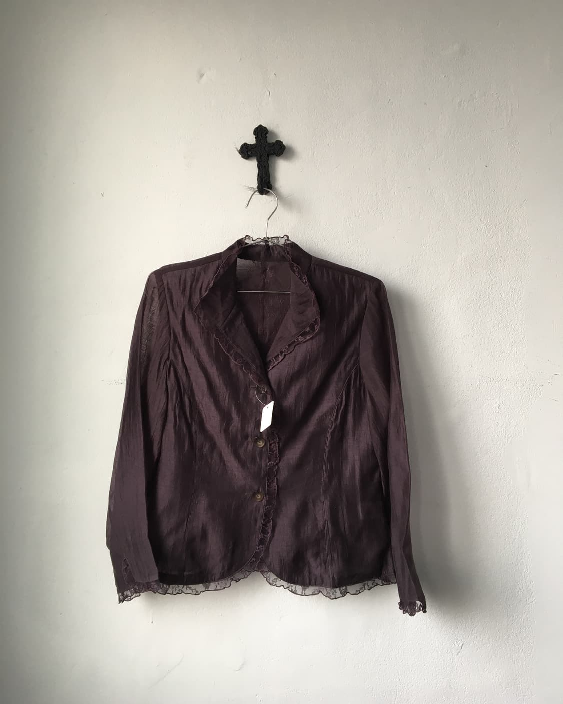Lace trimming jacket 상품이미지2