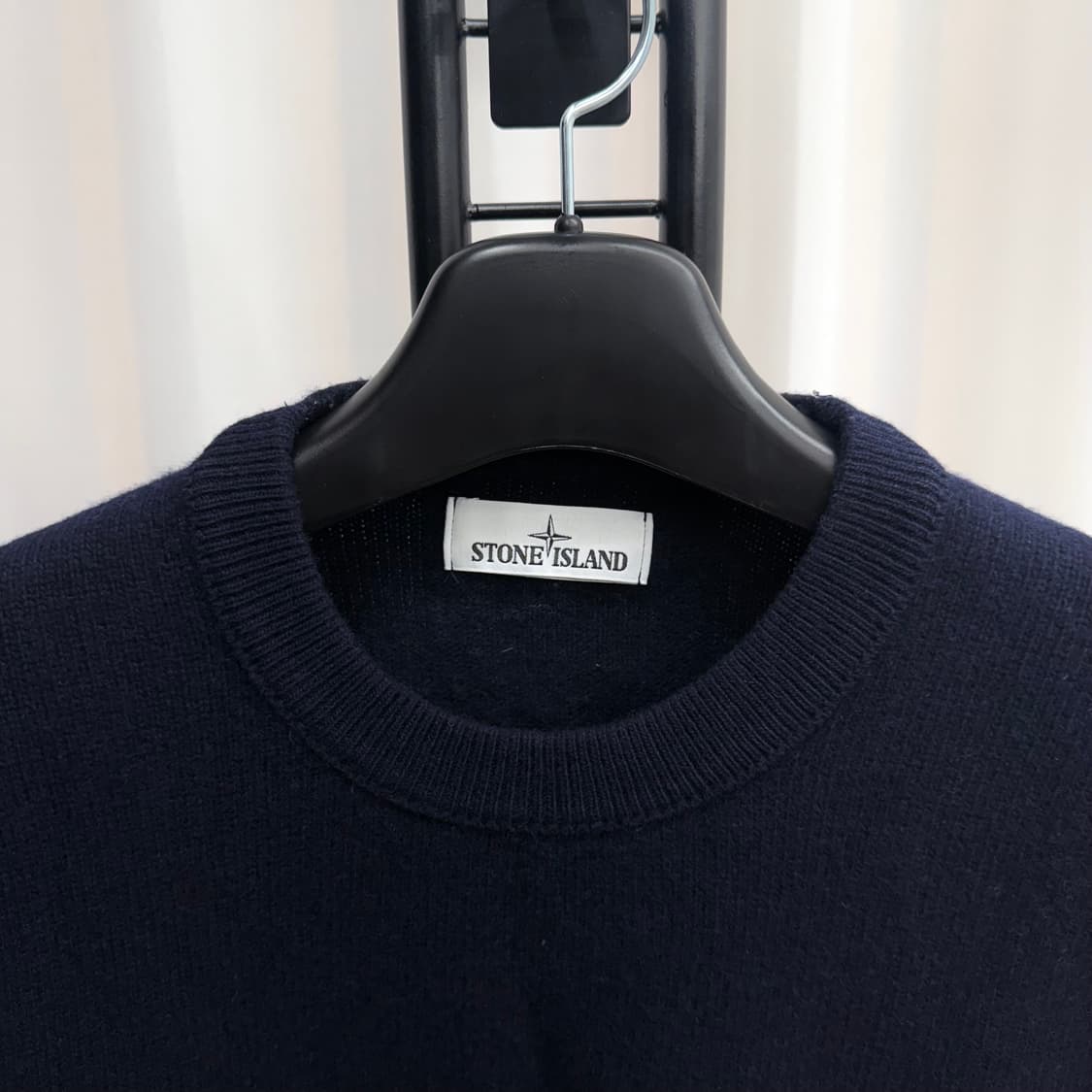 [XL] 스톤아일랜드 램스 울 니트 네이비 상품이미지3