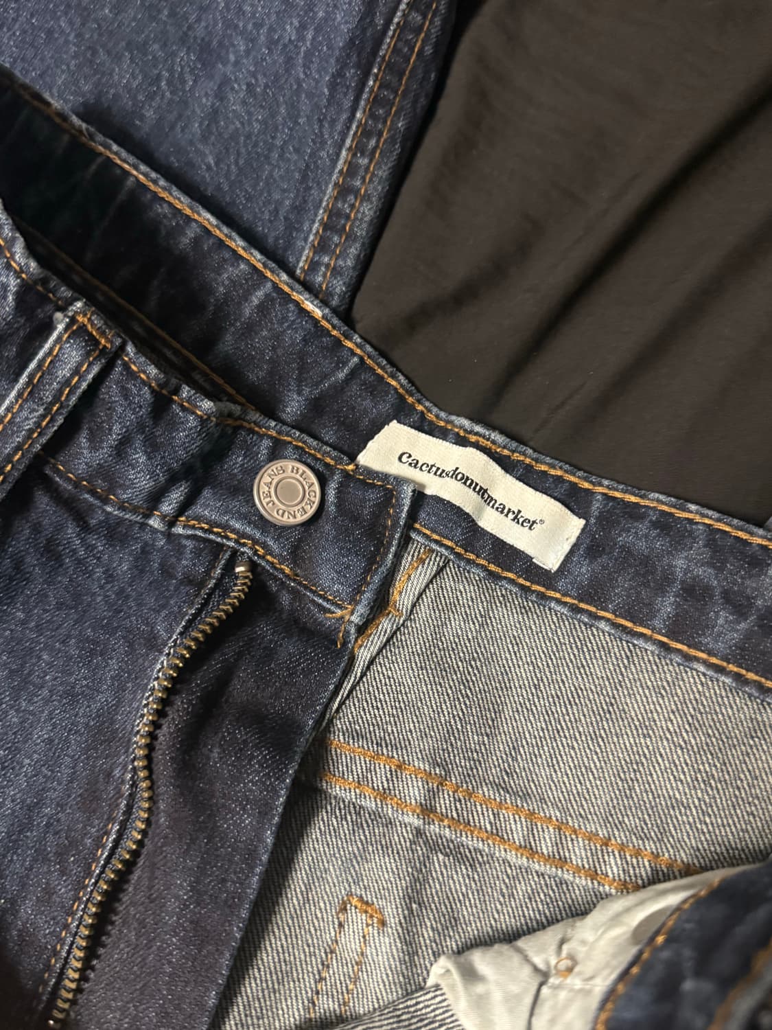 캑터스도넛마켓 와이드 데님 팬츠 상품이미지2