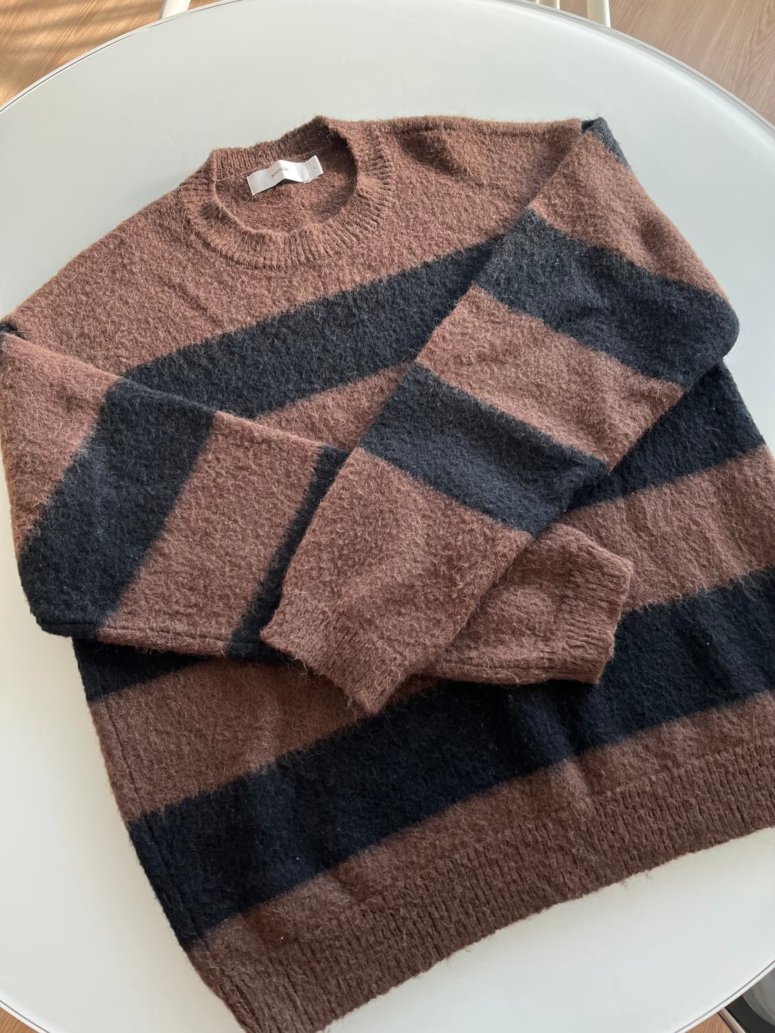 8division 모헤어 보더 스트라이프 스웨터 상품이미지6