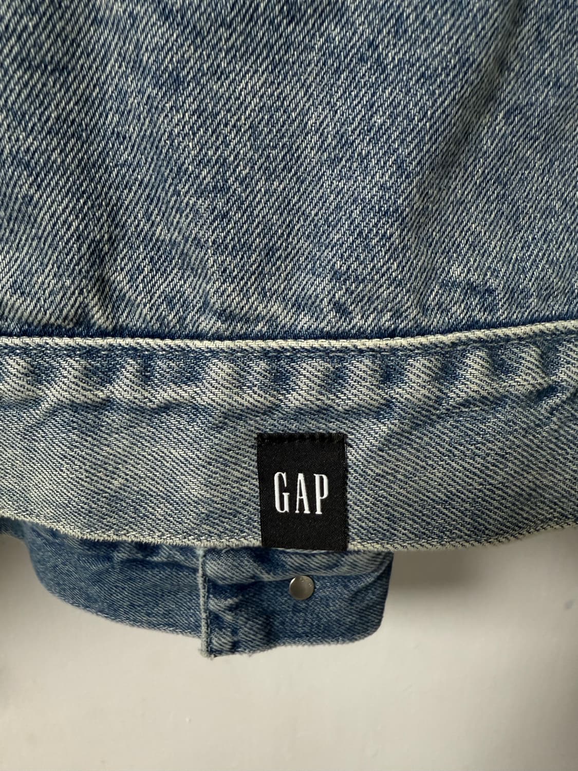 Yeezy Gap 칸예 모토 오버핏 바이커 데님자켓 상품이미지7