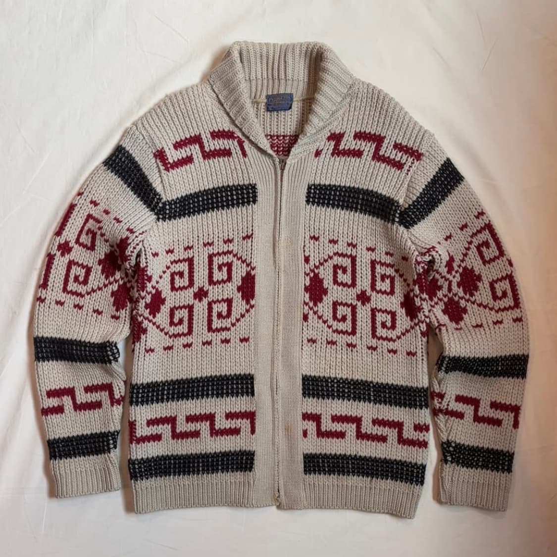 60s USA PENDLETON 헤비울 집업 카디건(L / 105) 상품이미지1