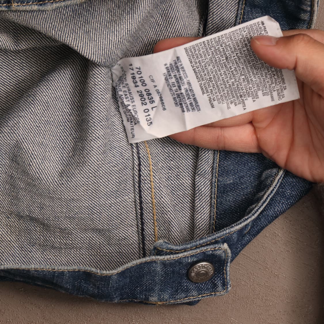 90's 리바이스 엔지니어드 데님자켓 A1276 상품이미지4