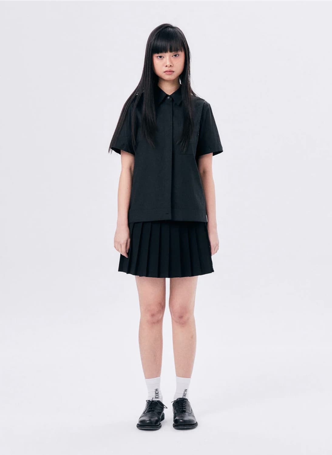 할로미늄 SHIRT JACKET / BLACK / 1 size 상품이미지4