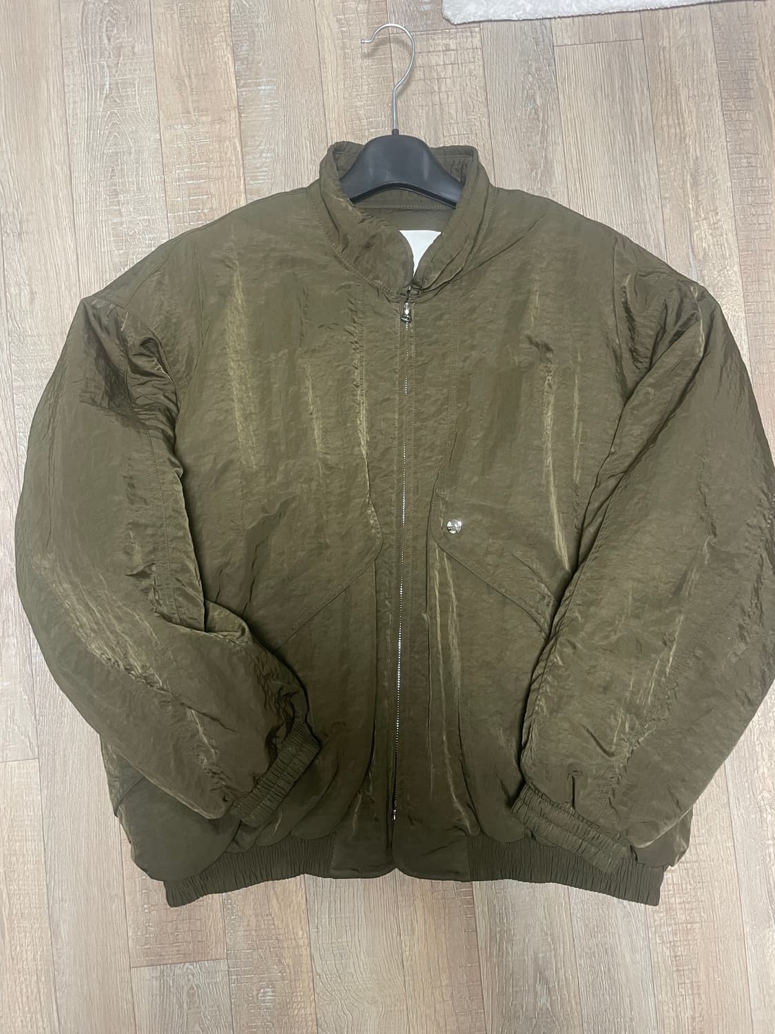 iey 와이어카라점퍼 카키 상품이미지1