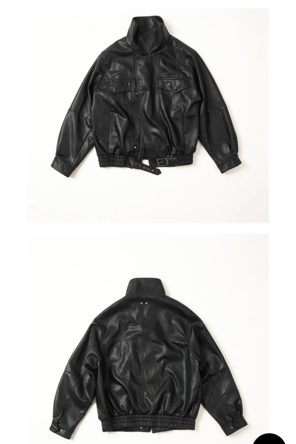 [PLZPROJECT] VEGAN LEATHER FLIGHT Jacket 상품이미지4