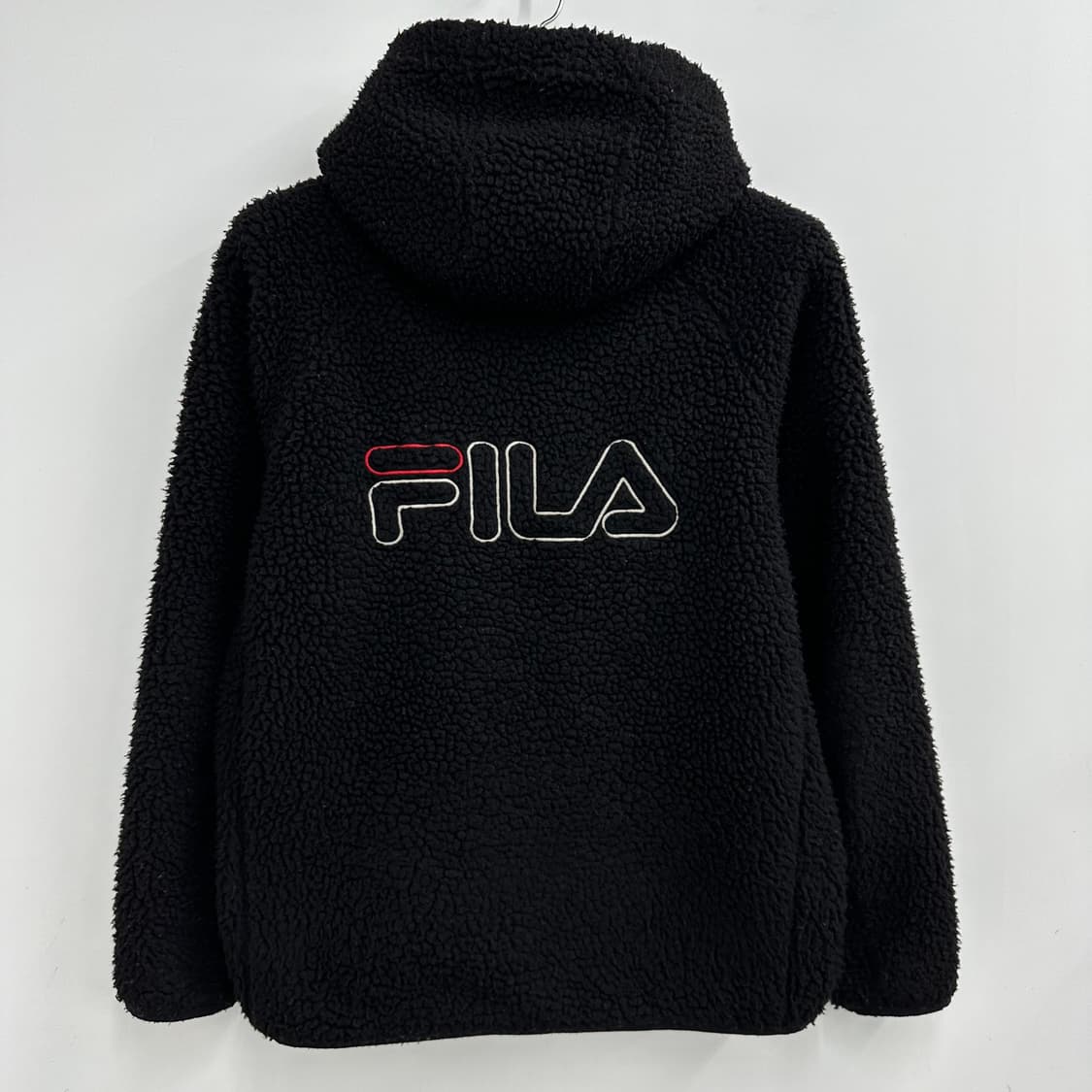 95 휠라 남자 양털 뽀글이 후드 점퍼 상품이미지2