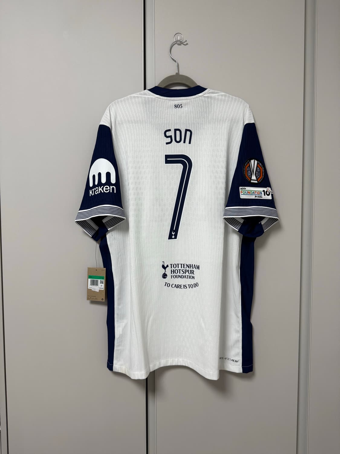 24-25 토트넘 홈 어센틱 해외XL 손흥민 판매 상품이미지1