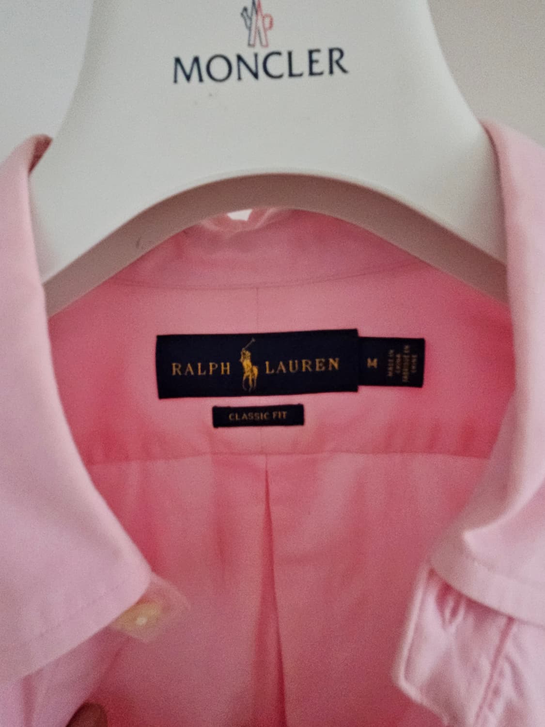 폴로랄프로렌 클래식M 사이즈 핑크셔츠 상품이미지2