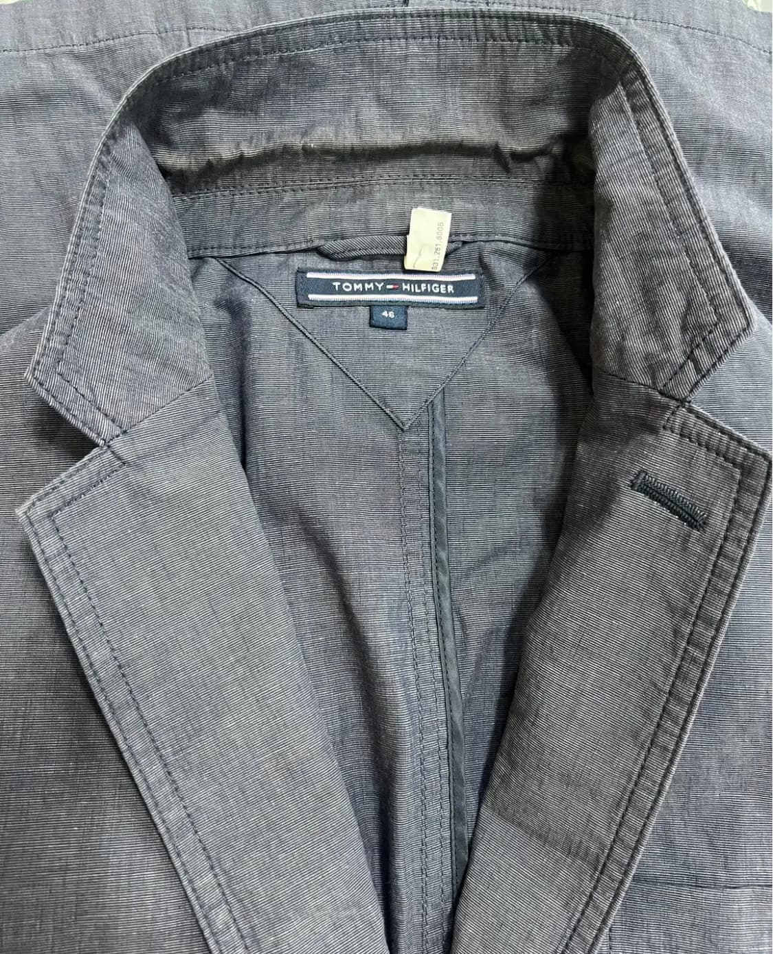 타미힐피거 남성 네이비 코튼자켓 46 상품이미지5