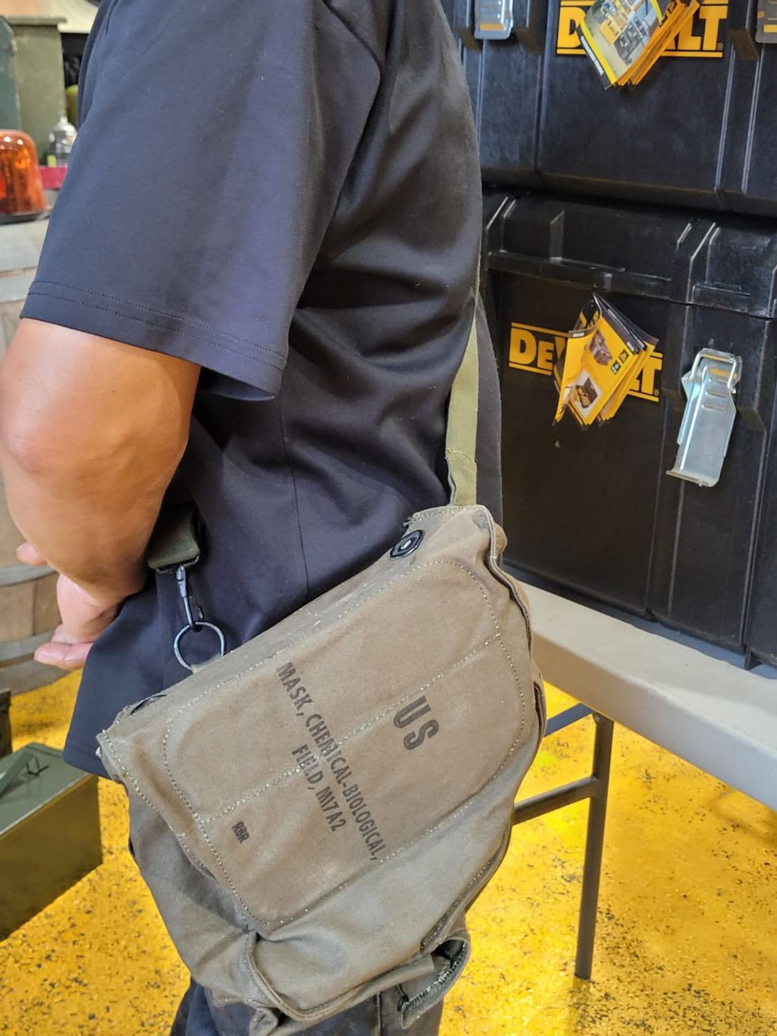 미군 월남전 빈티지 캔버스 크로스백 상품이미지3