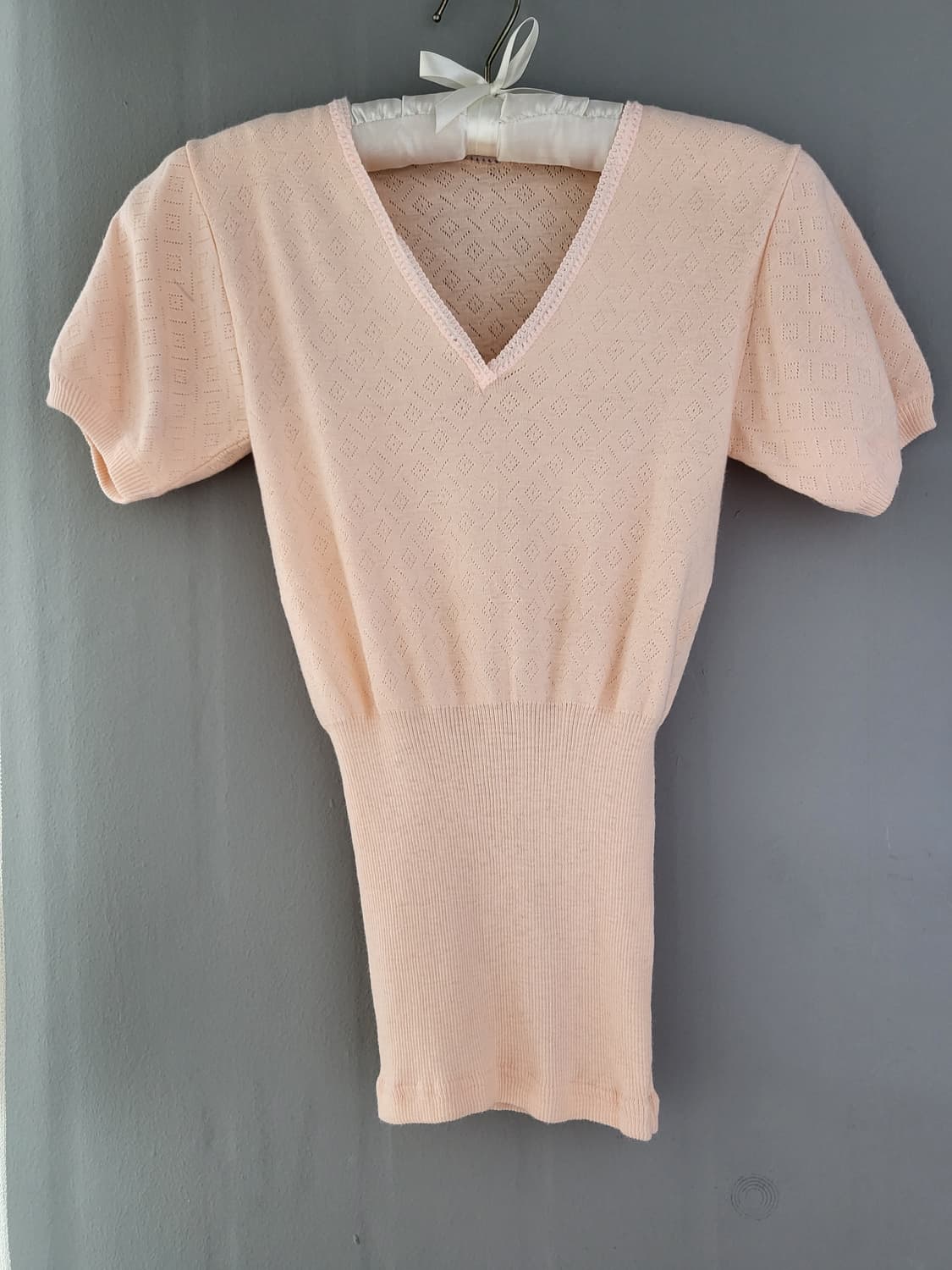 빈티지 블러쉬 핑크 슬리브리스 상품이미지1