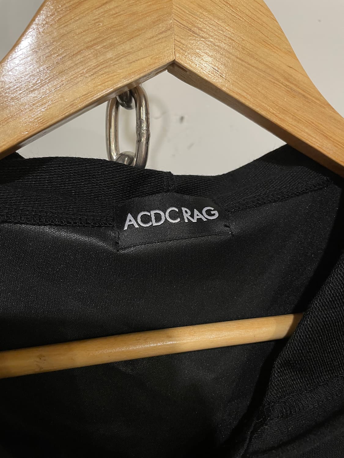 acdc rag 링 스터드 가죽 스트랩 후드집업 펑크 상품이미지8