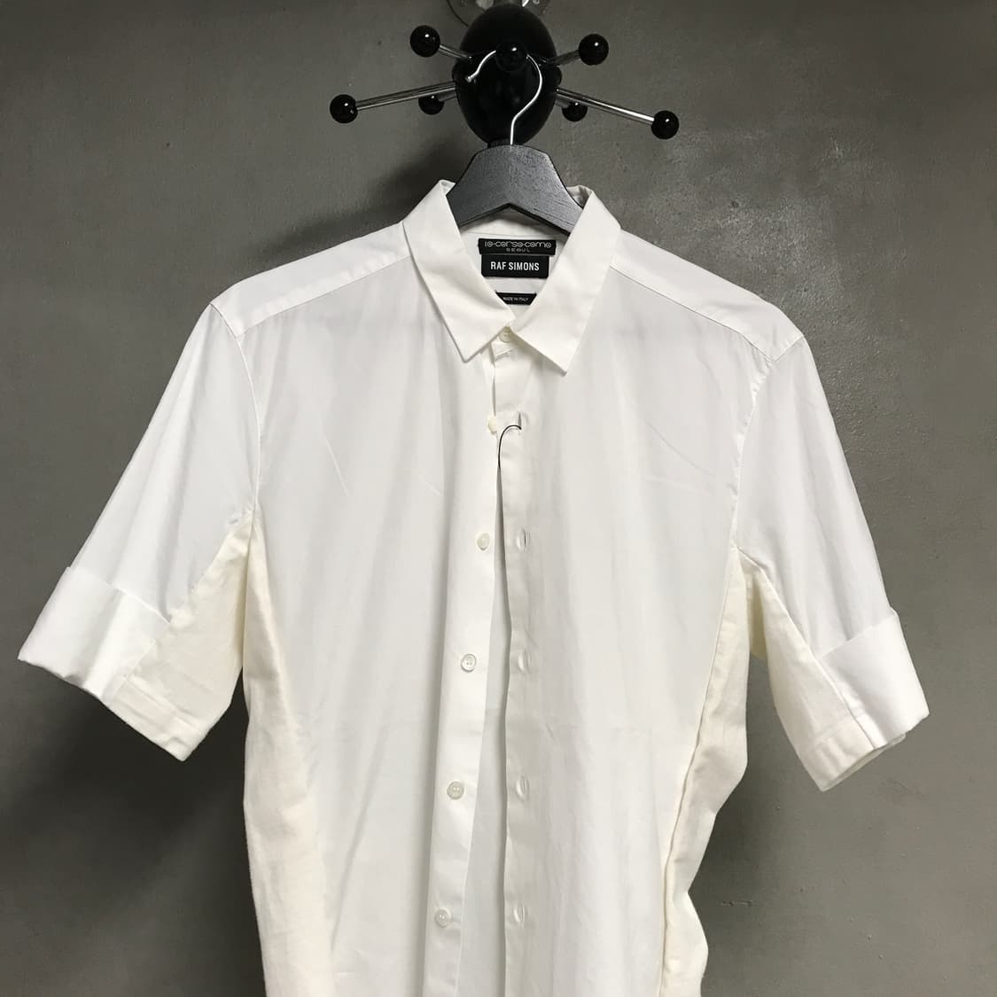 라프시몬스 화이트 반팔 셔츠 46 상품이미지2