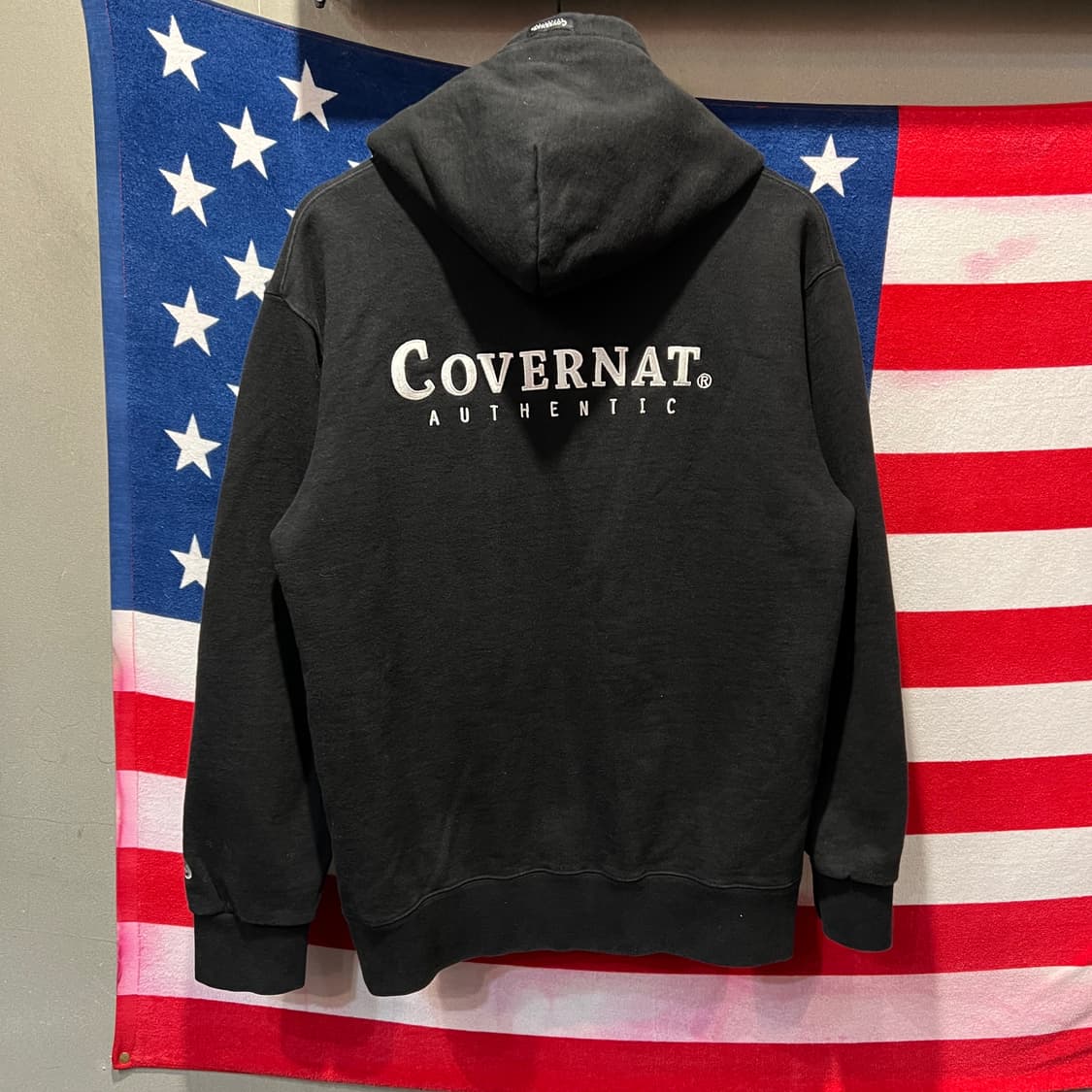 커버낫 블랙 후드집업 상품이미지2