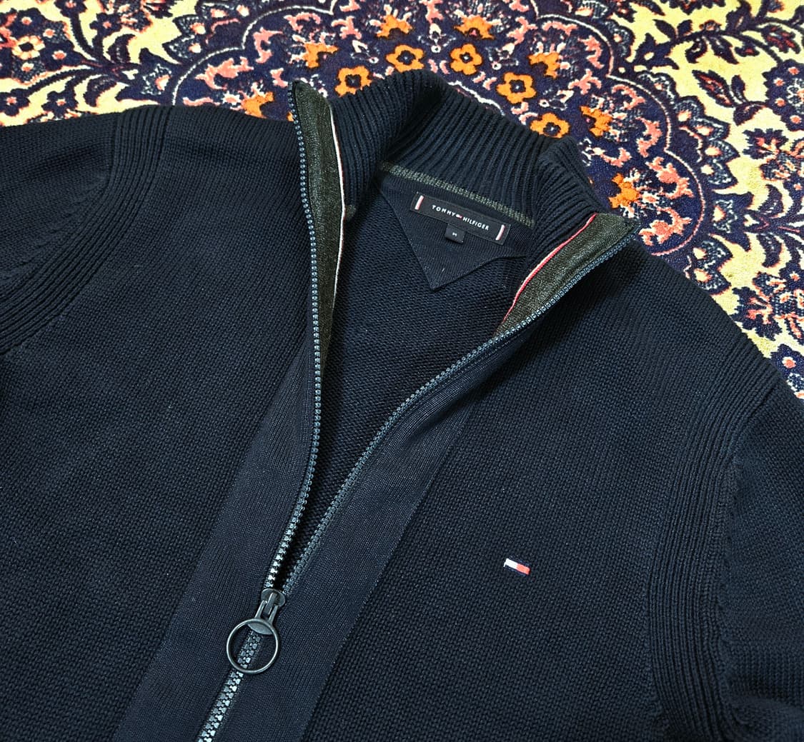 타미힐피거 네이비 집업 가디건 자켓 상품이미지2
