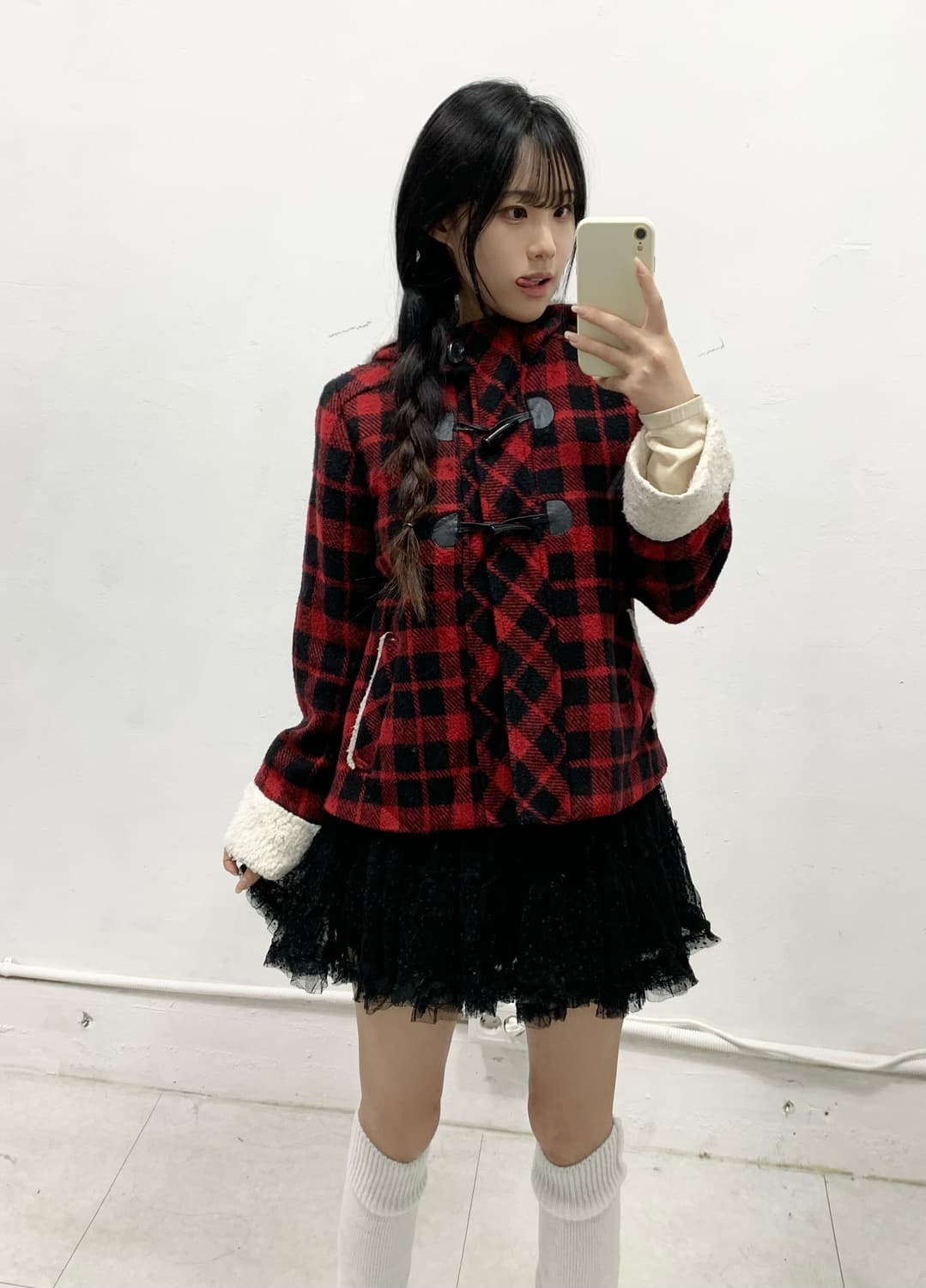 [ROTE ROSE] 캐캐체 아무, 데스노트 미사깔 폭닥 코트 상품이미지3