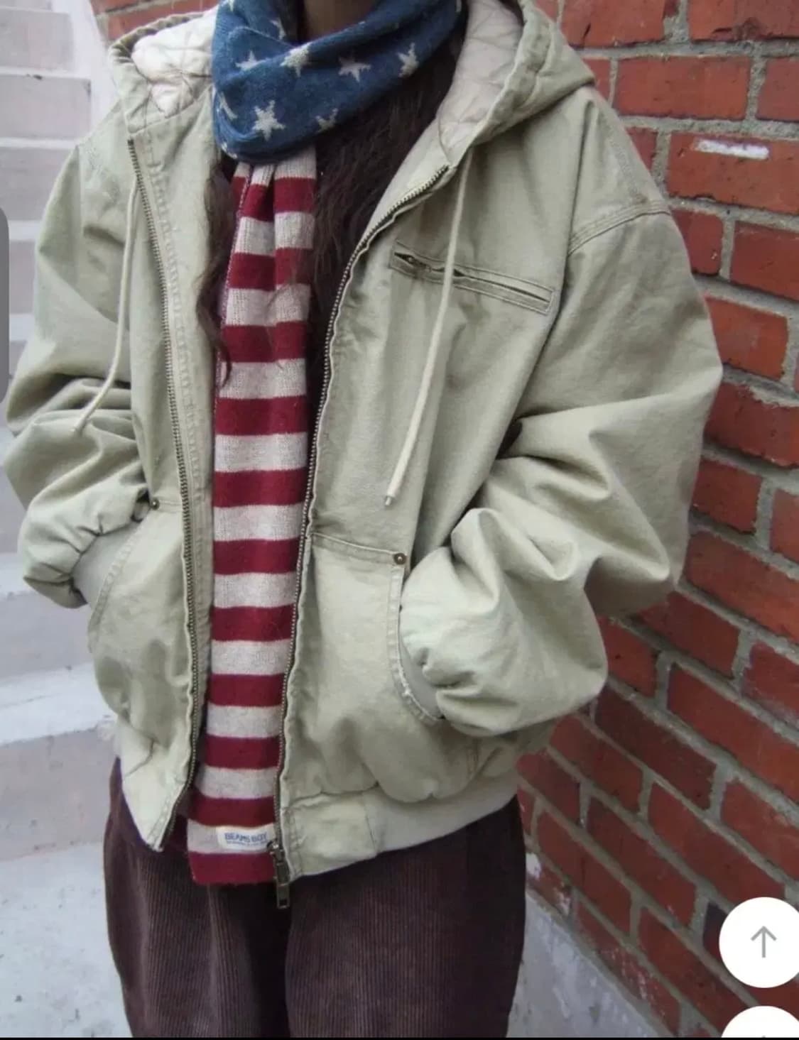 모래하우스 가먼트 워크 자켓 (베이지) 상품이미지3